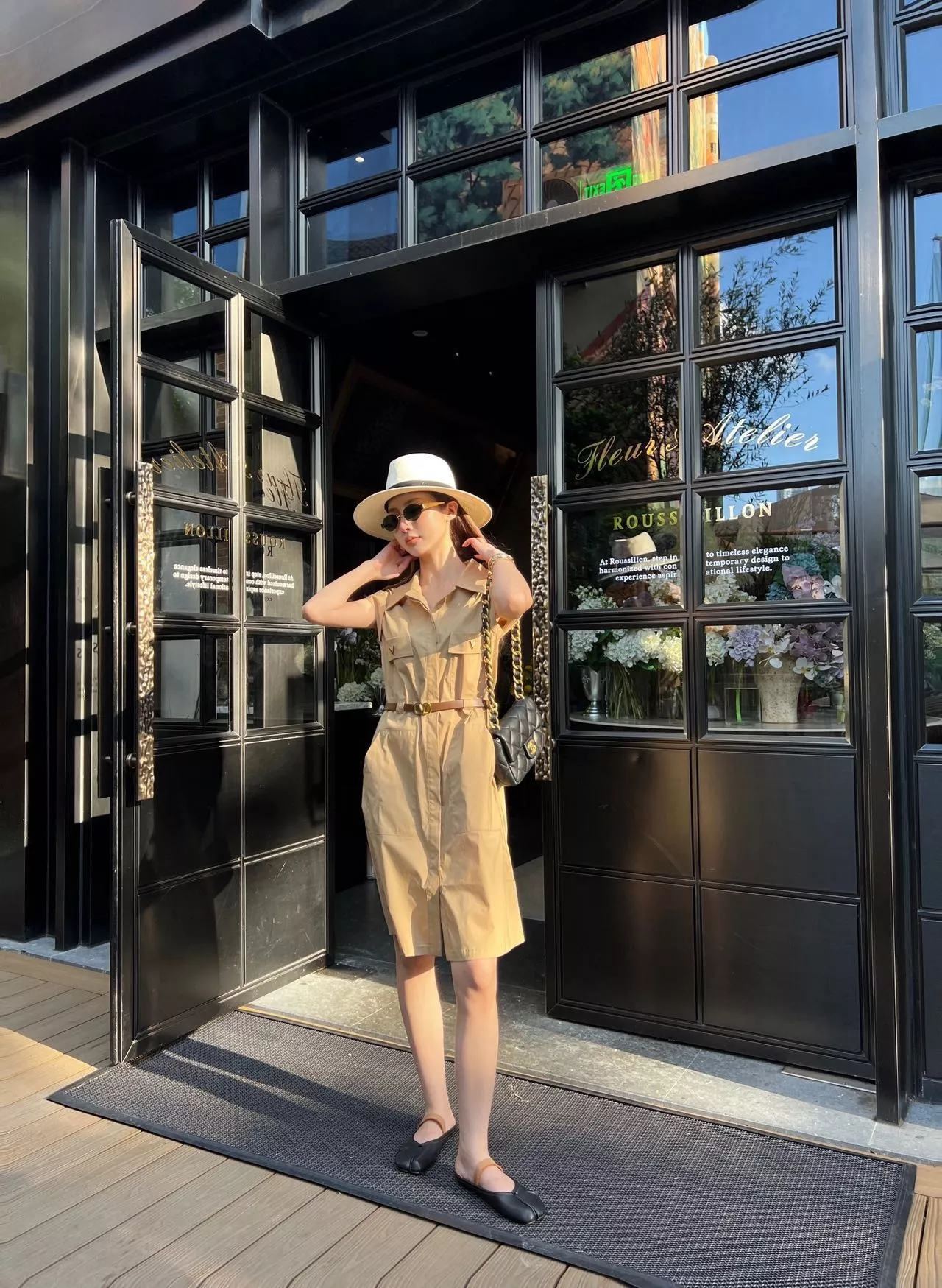 발렌티노 브이 메탈 버클 셔츠 드레스 상세 이미지 12
