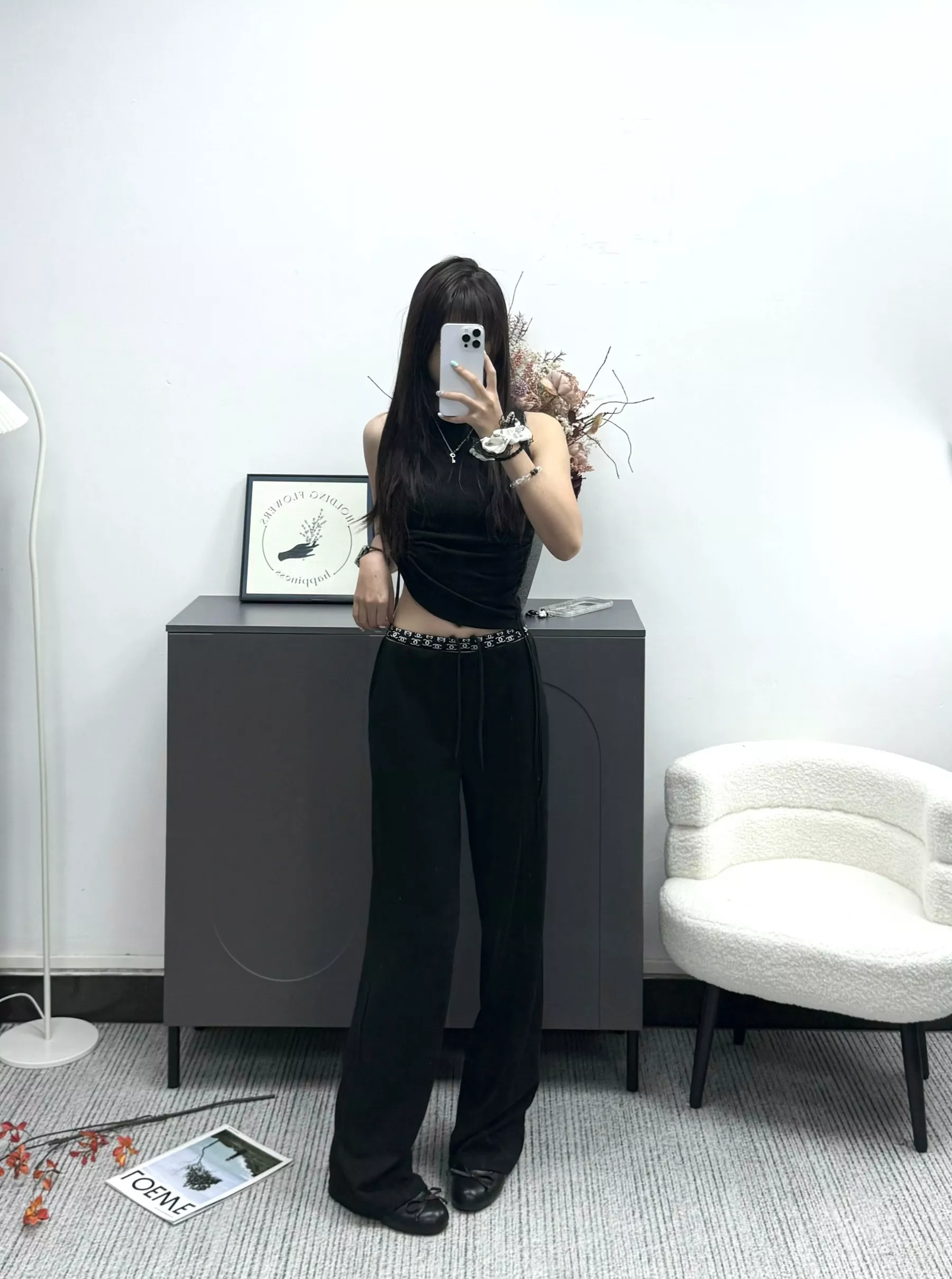 셀린느 하이웨이스트 와이드 팬츠 상세 이미지 14