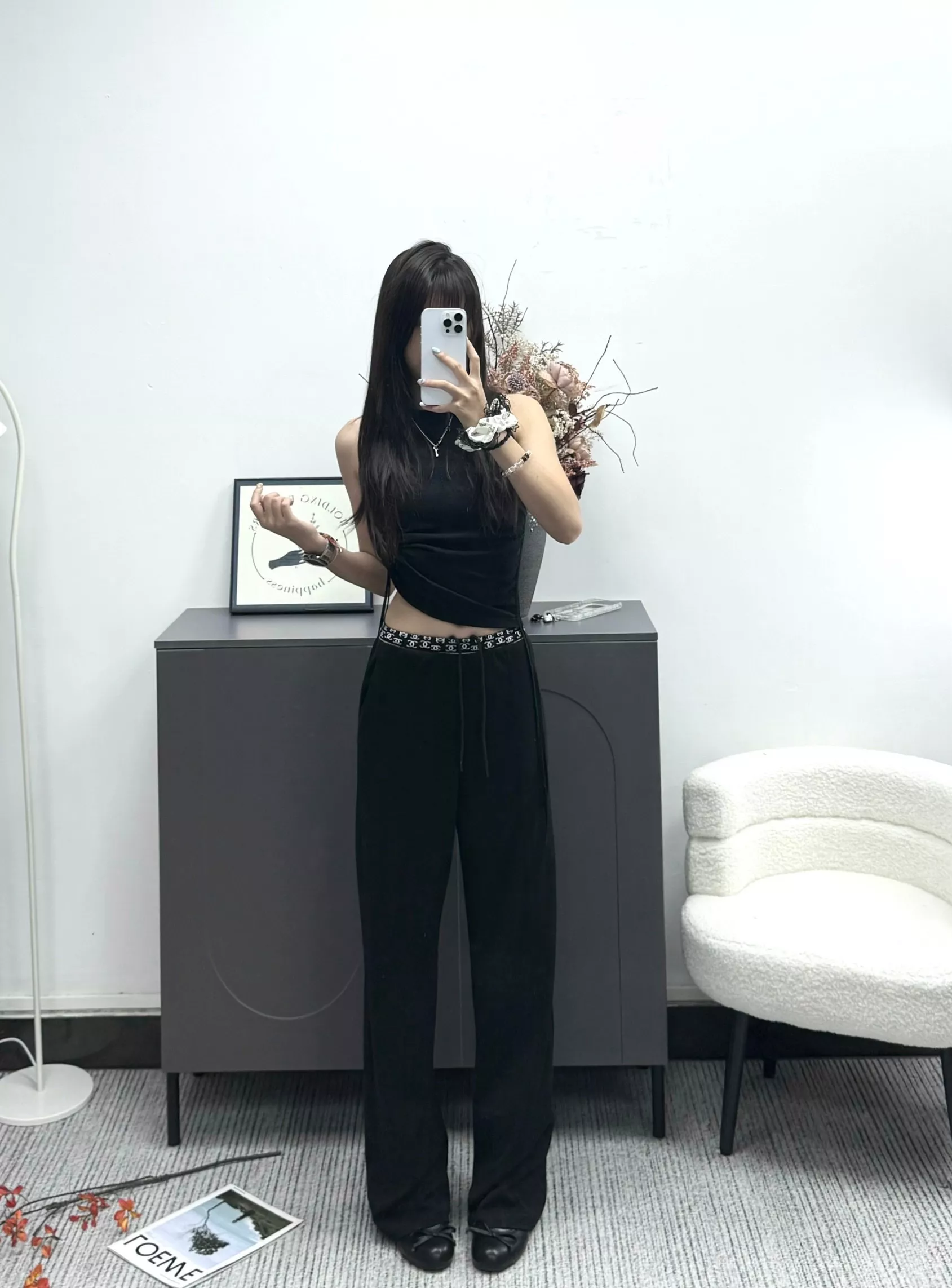 셀린느 하이웨이스트 와이드 팬츠 상세 이미지 13