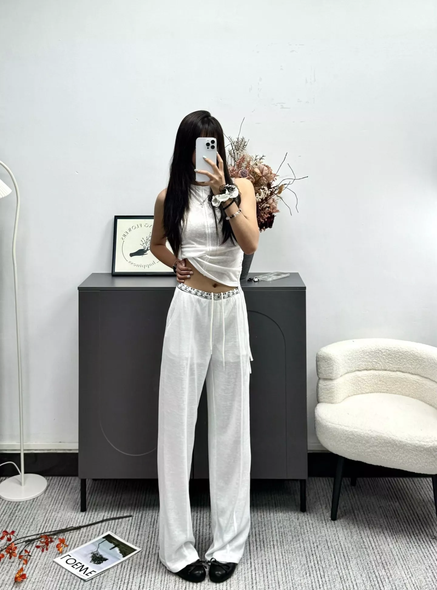 셀린느 하이웨이스트 와이드 팬츠 상세 이미지 16
