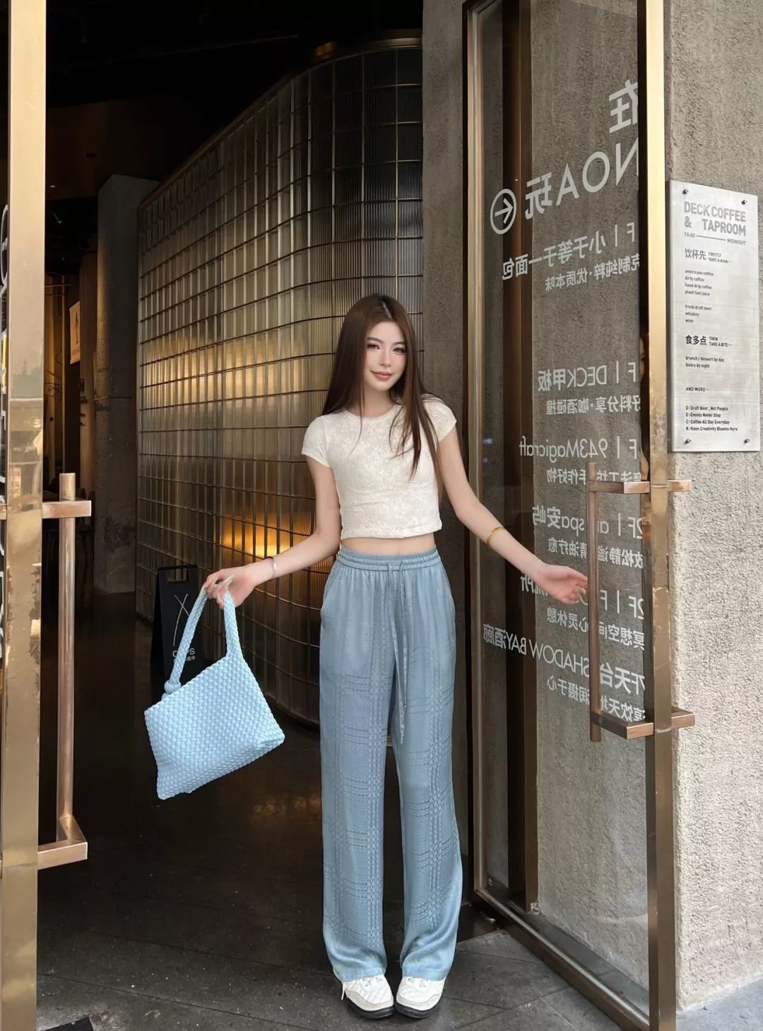 구찌 GG 자카드 와이드 팬츠 상세 이미지 12