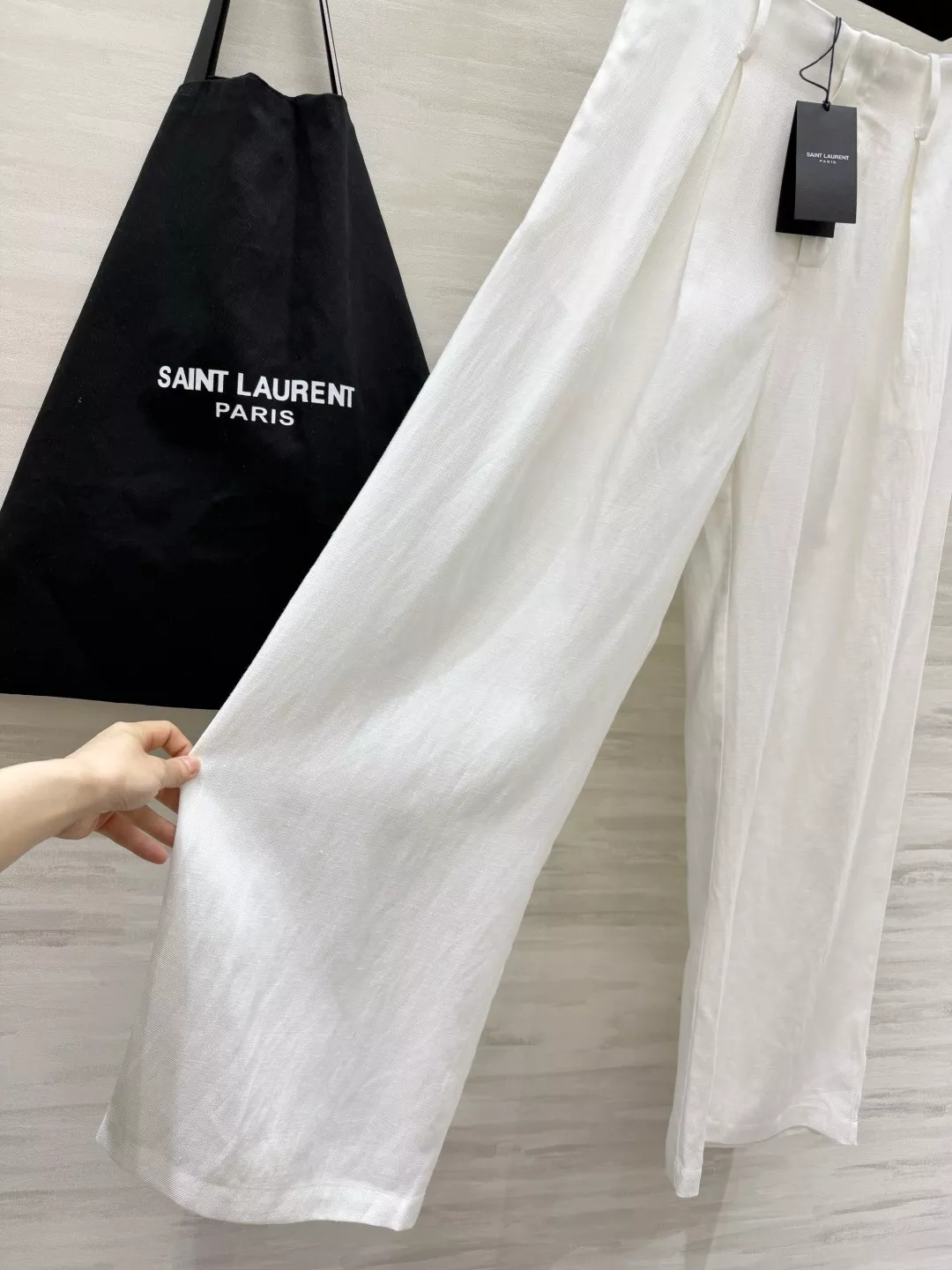 입생로랑 린넨 베스트 와이드 팬츠 구성 세트 상세 이미지 16
