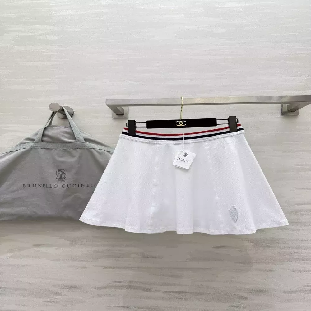 브루넬로쿠치넬리 플리츠 A라인 스커트