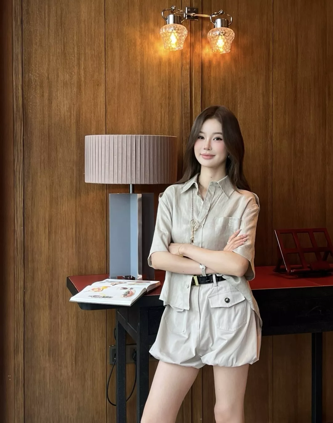 입생로랑 벌룬 실루엣 카고 쇼츠 상세 이미지 16