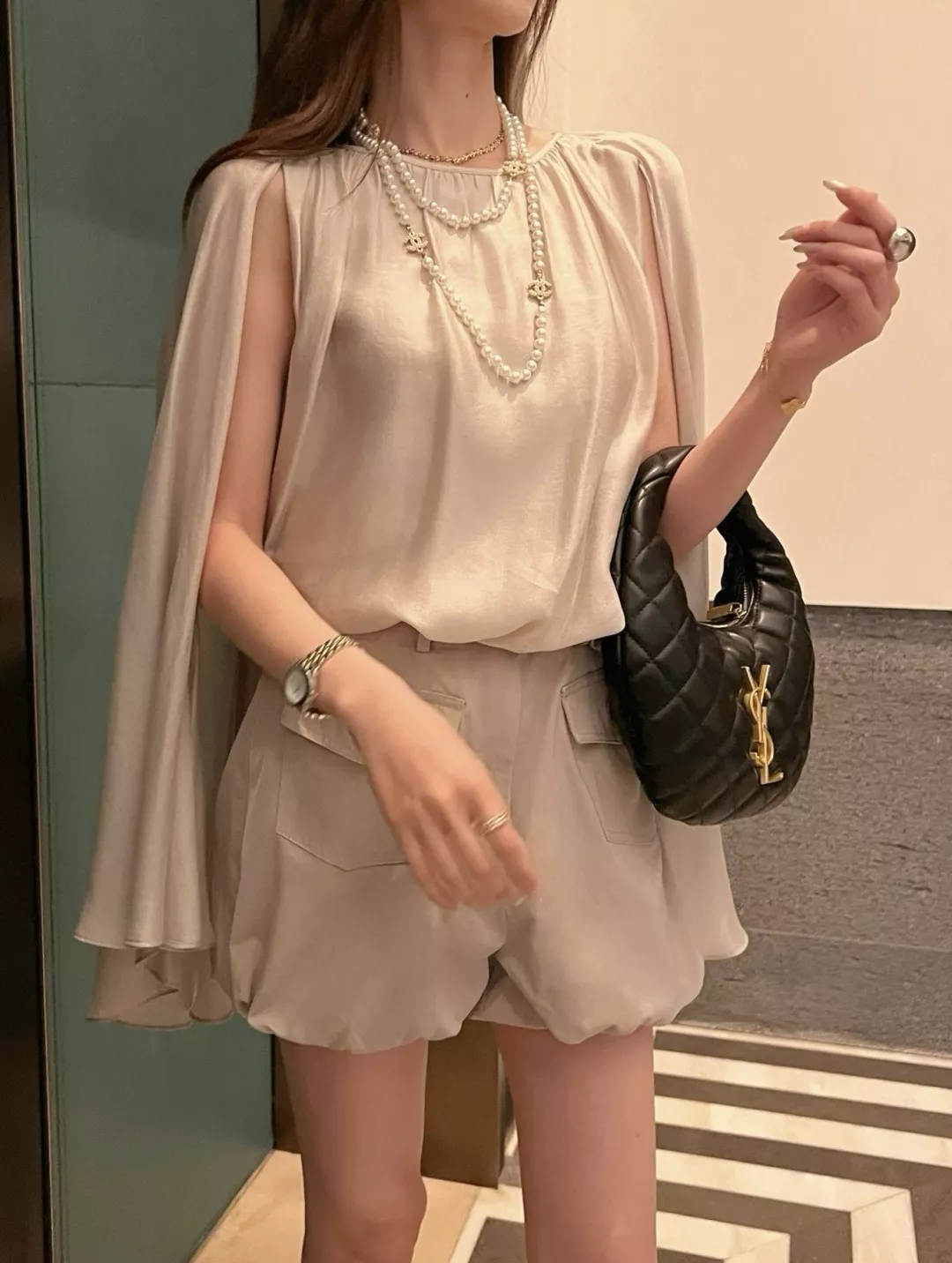 입생로랑 벌룬 실루엣 카고 쇼츠 상세 이미지 14