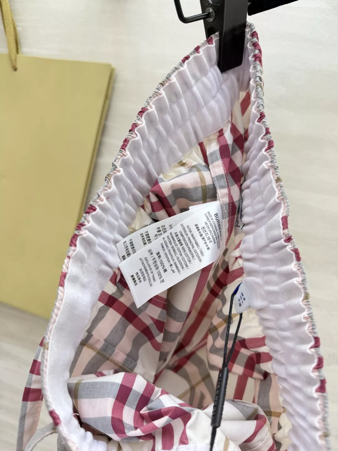 버버리 빈티지 체크 밴딩 쇼츠 상세 이미지 8