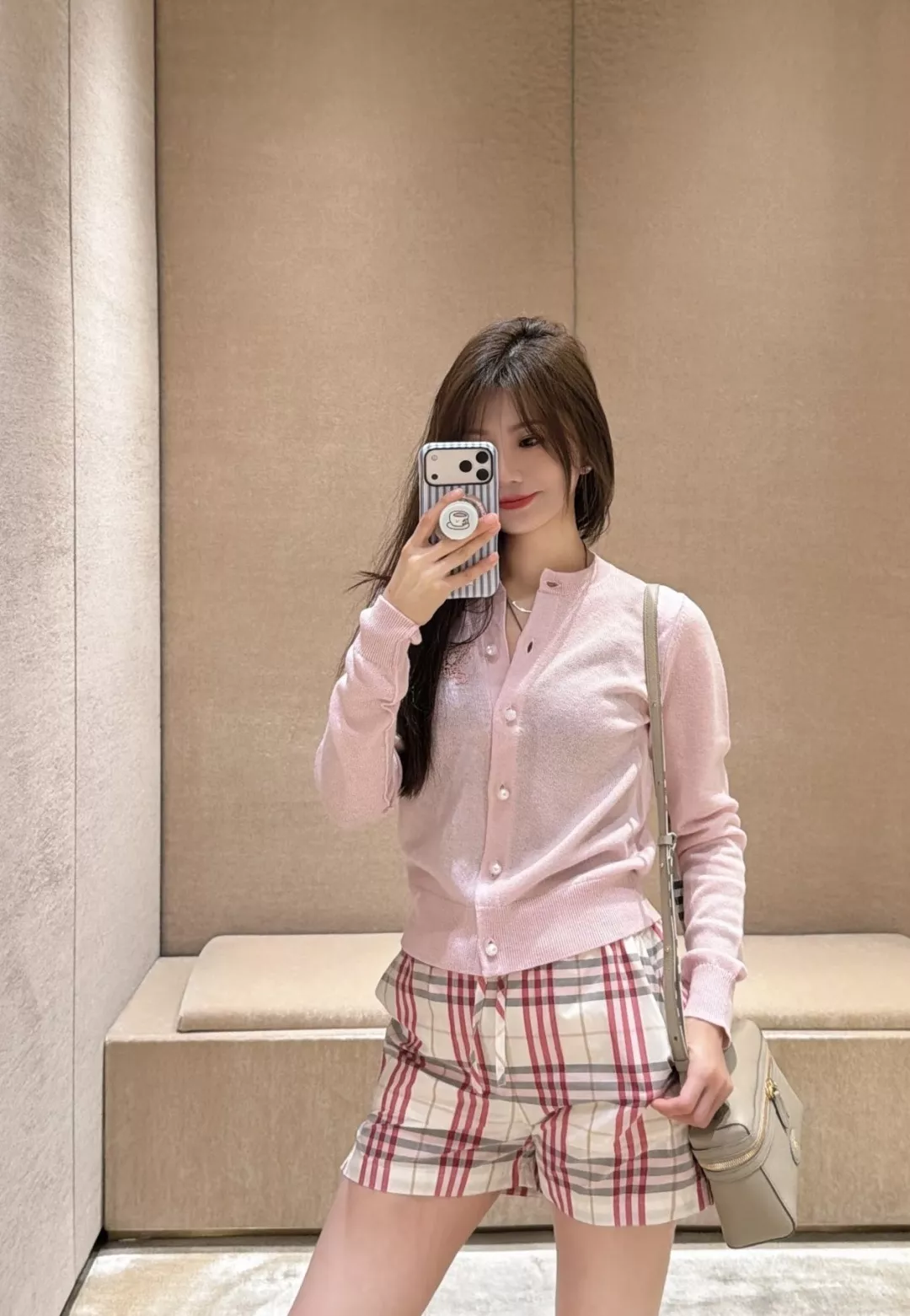 버버리 빈티지 체크 밴딩 쇼츠 상세 이미지 10
