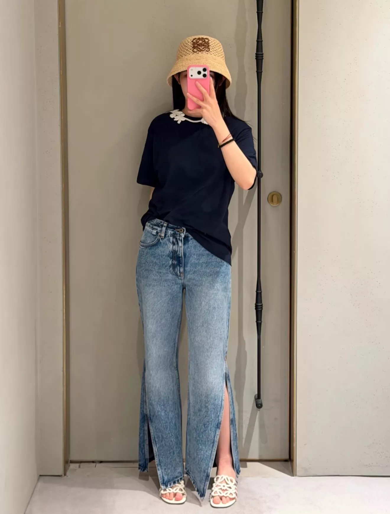 로에베 사이드 슬릿 데님 팬츠 상세 이미지 9