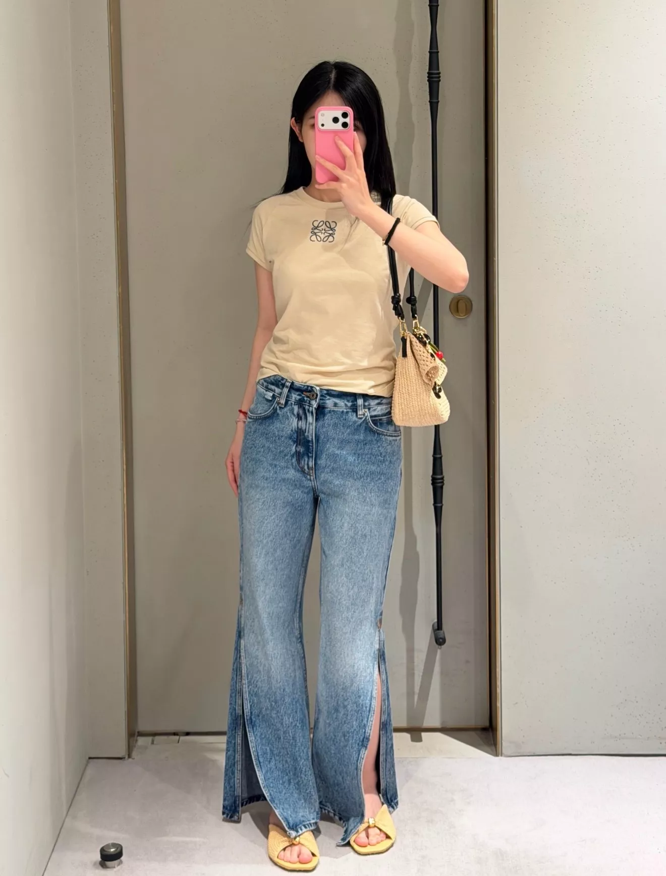 로에베 사이드 슬릿 데님 팬츠 상세 이미지 8
