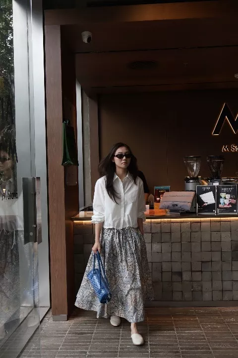프라다 드로스트링 크롭 셔츠 아우터 상세 이미지 19
