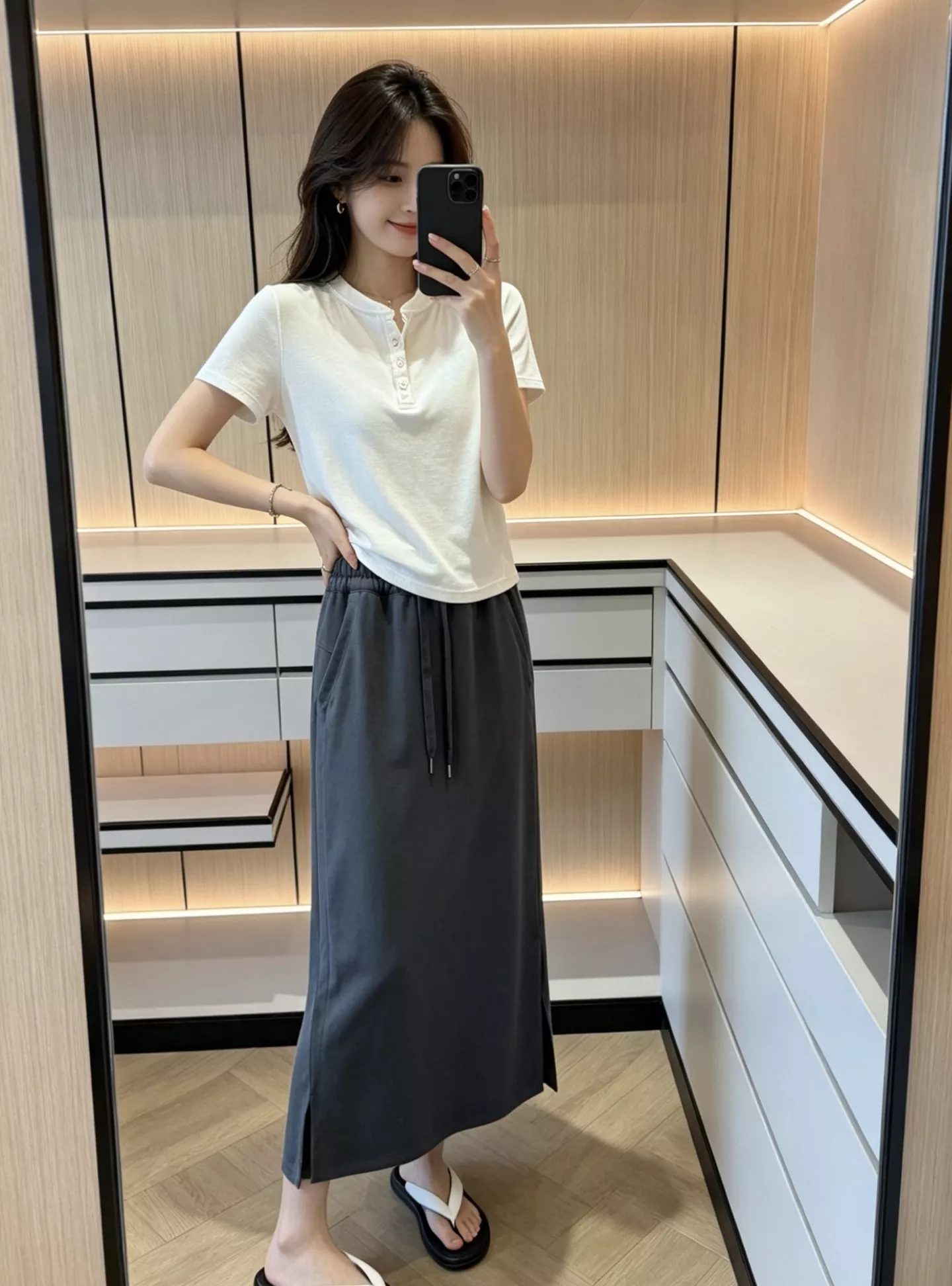 룰루레몬 소프트스트림 H라인 롱 스커트 상세 이미지 98