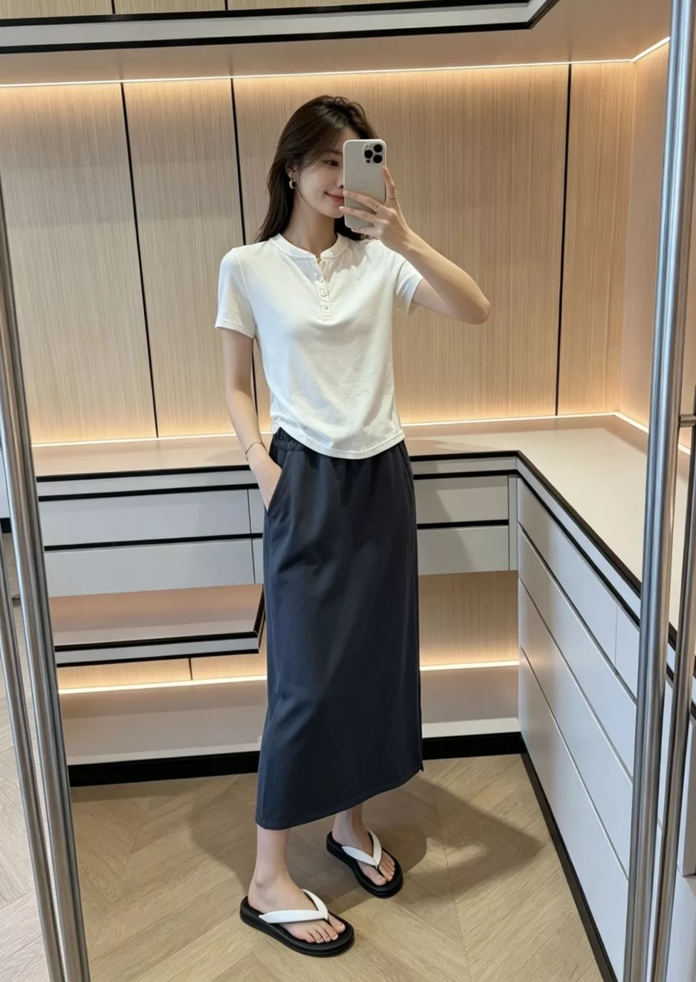 룰루레몬 소프트스트림 H라인 롱 스커트 상세 이미지 99