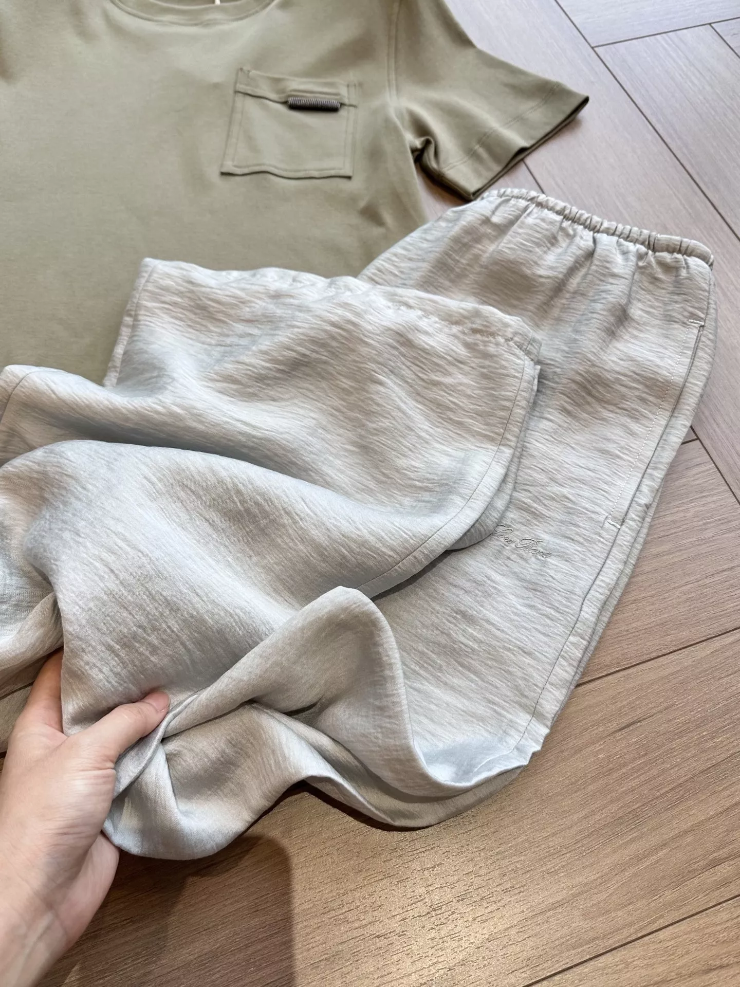 로로피아나 에어 와이드 밴딩 팬츠 상세 이미지 38