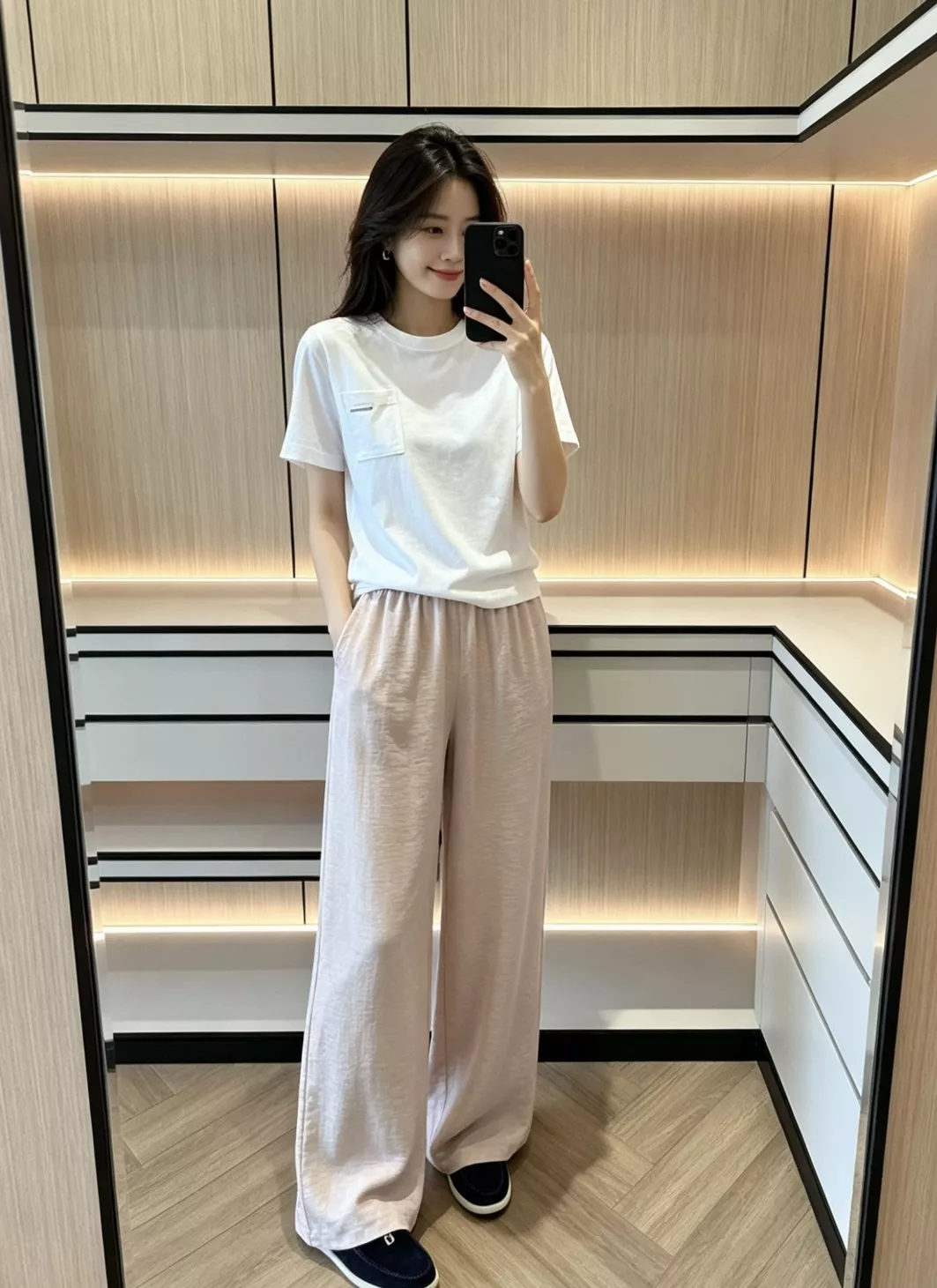 로로피아나 에어 와이드 밴딩 팬츠 상세 이미지 78