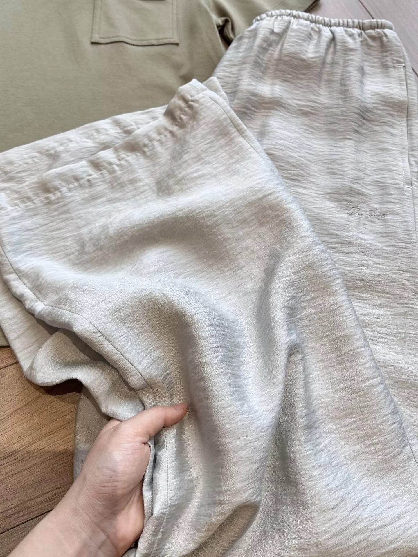 로로피아나 에어 와이드 밴딩 팬츠 상세 이미지 39