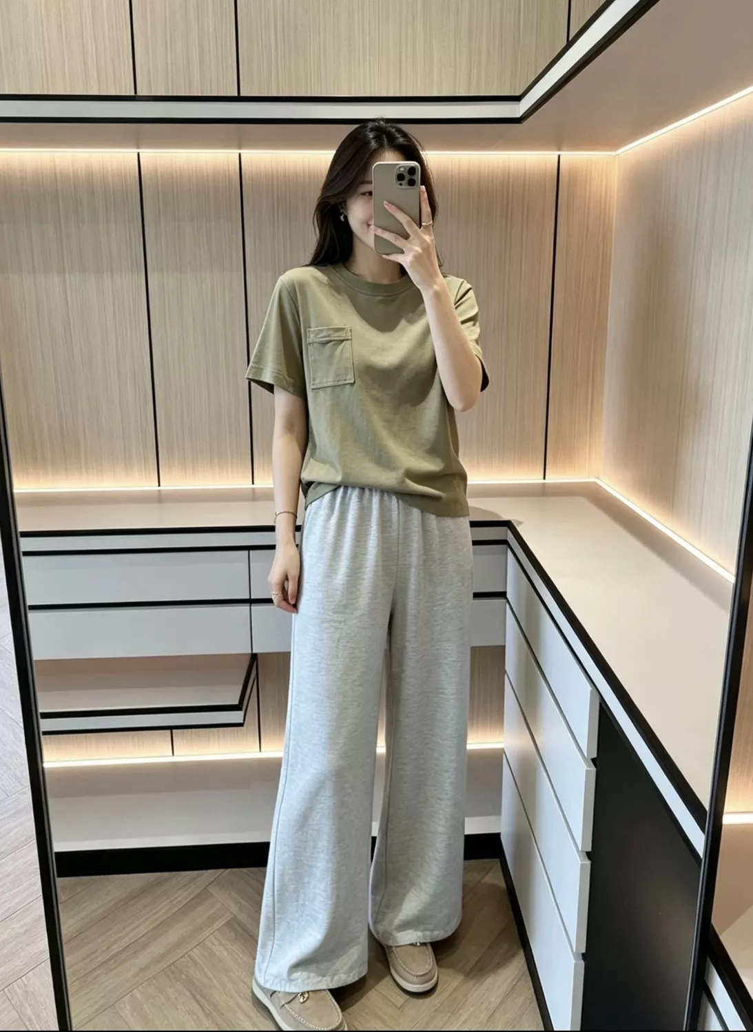 로로피아나 에어 와이드 밴딩 팬츠 상세 이미지 84