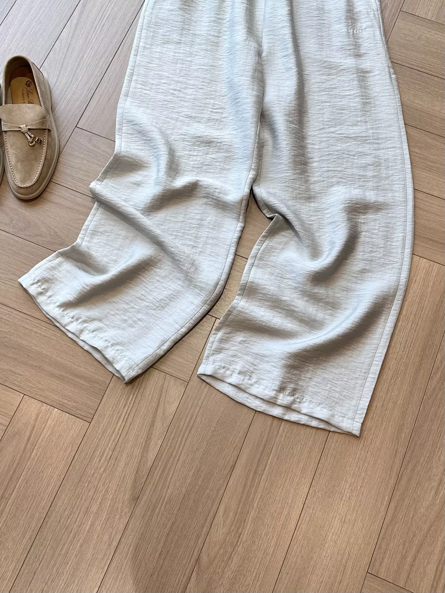 로로피아나 에어 와이드 밴딩 팬츠 상세 이미지 15