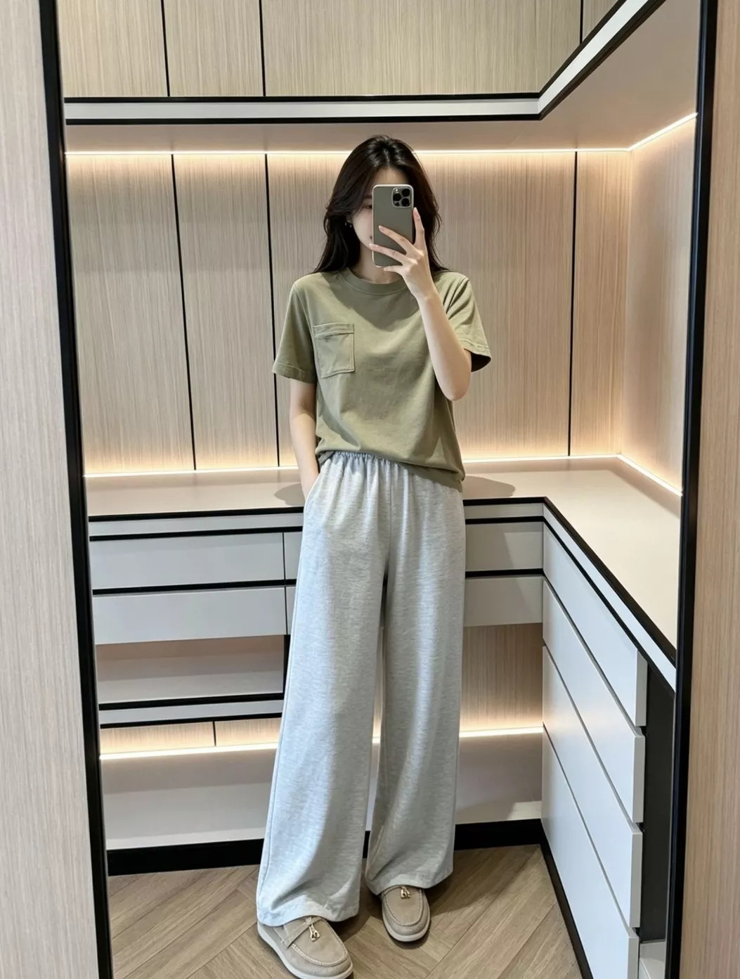 로로피아나 에어 와이드 밴딩 팬츠 상세 이미지 83
