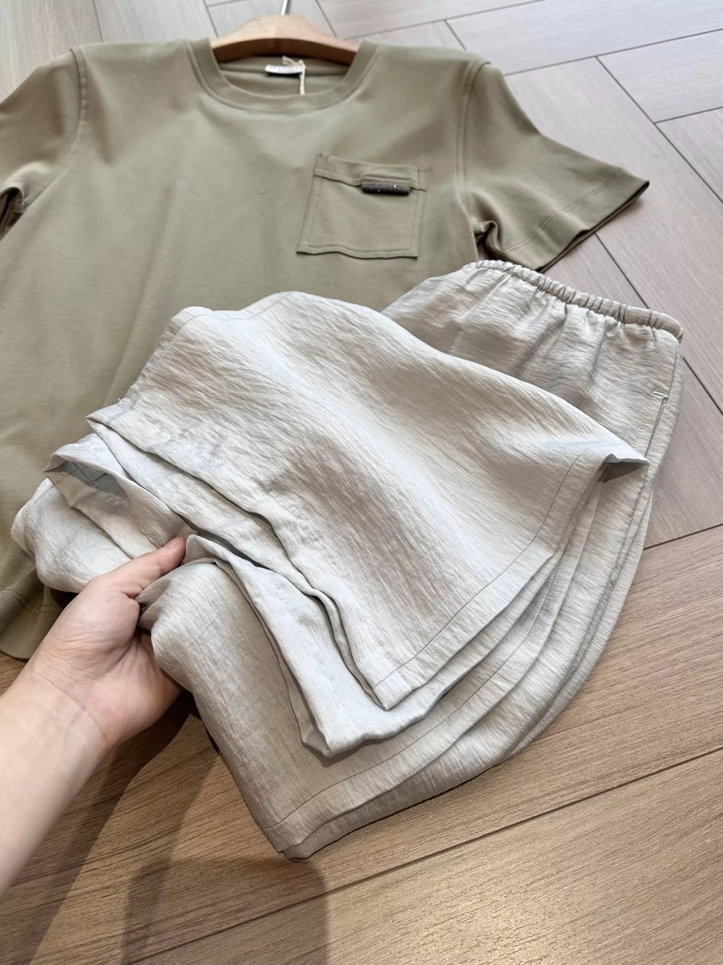 로로피아나 에어 와이드 밴딩 팬츠 상세 이미지 35