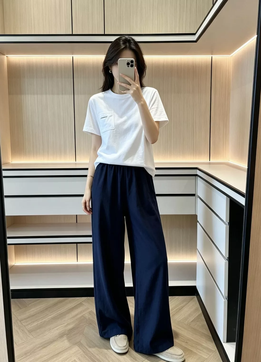 로로피아나 에어 와이드 밴딩 팬츠 상세 이미지 79