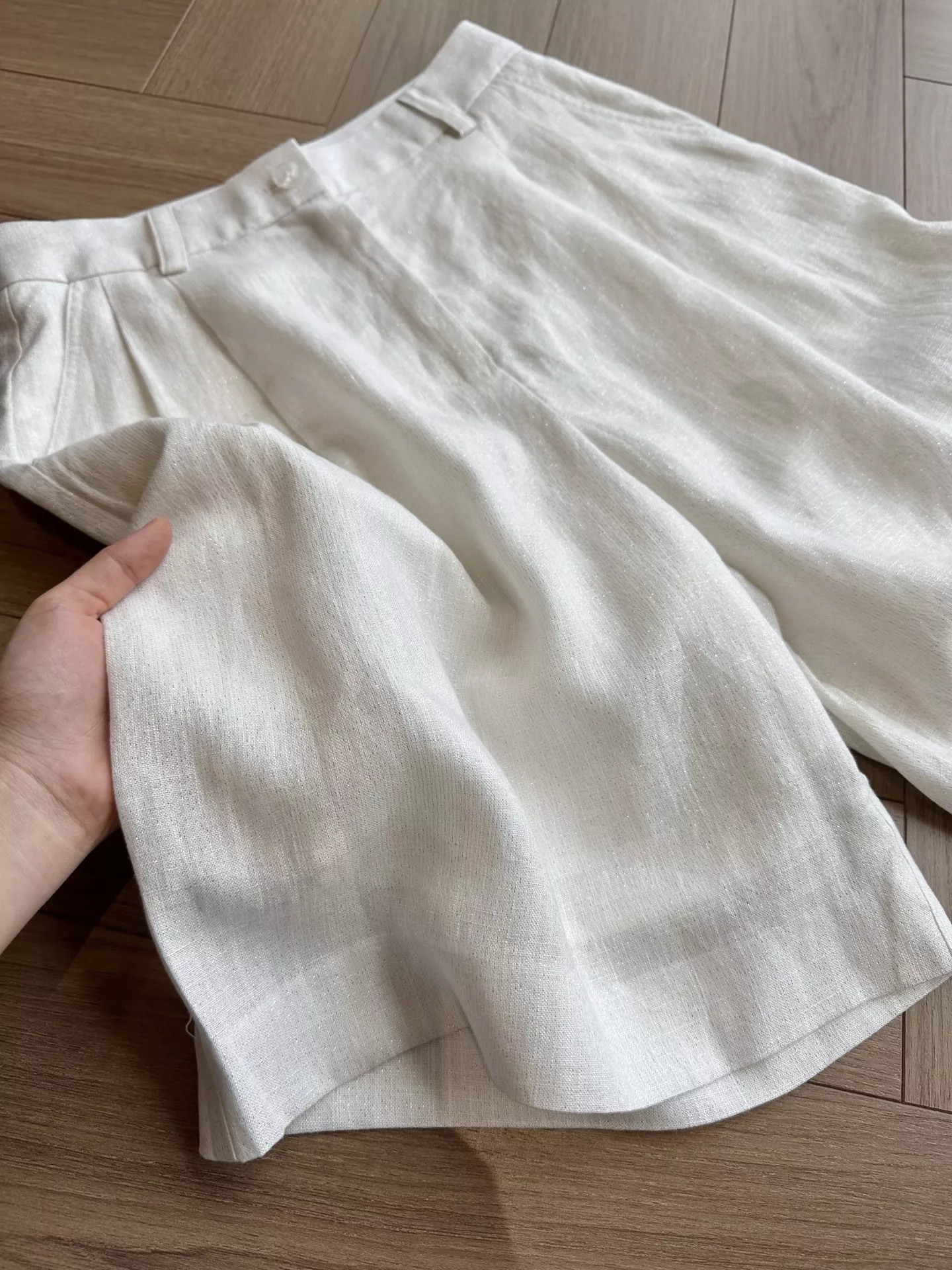 브루넬로쿠치넬리 실버사 포인트 리넨 버뮤다 반바지 상세 이미지 39