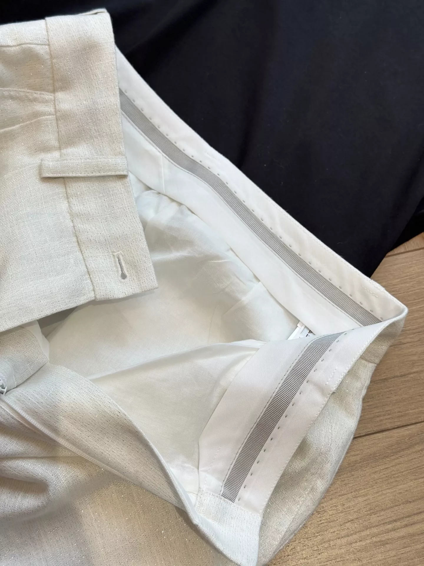브루넬로쿠치넬리 실버사 포인트 리넨 버뮤다 반바지 상세 이미지 25