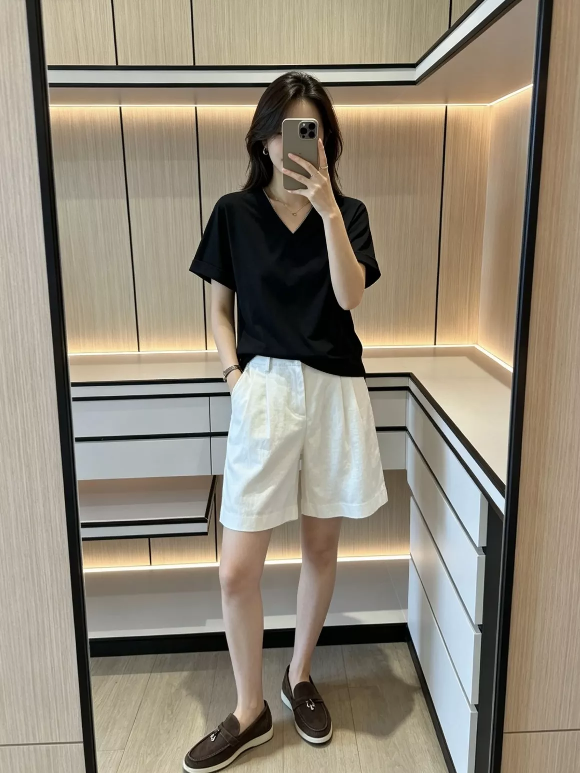 브루넬로쿠치넬리 실버사 포인트 리넨 버뮤다 반바지 상세 이미지 91