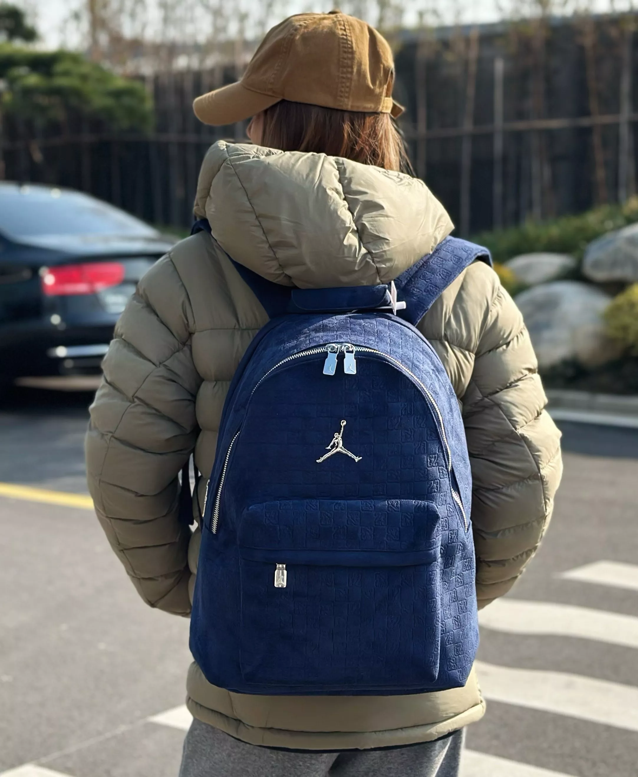 에어조던 더블 레이어 PU 프린트 가방 상세 이미지 3