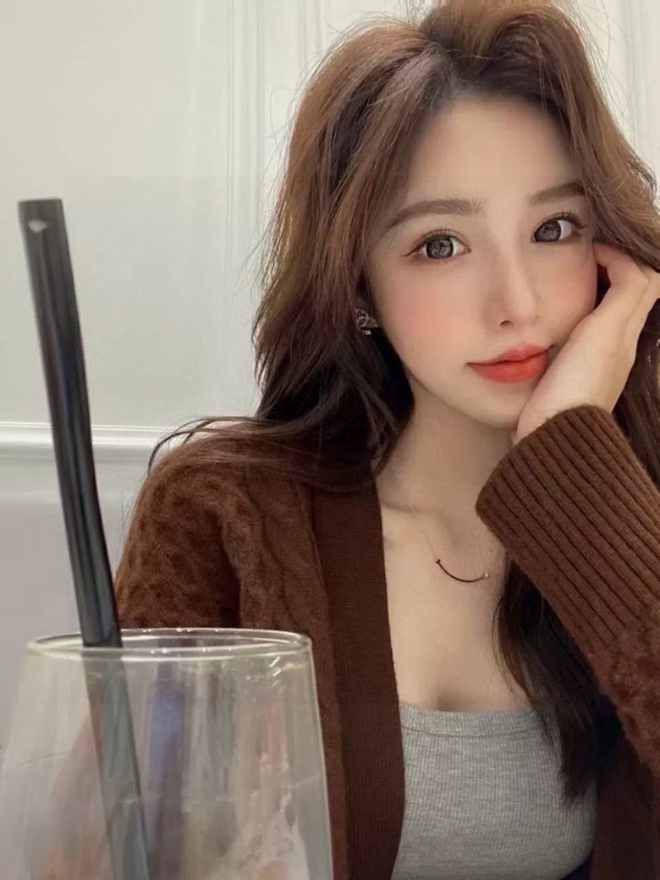 티파니앤코 로즈 골드 스마일 체인 장식 상세 이미지 6