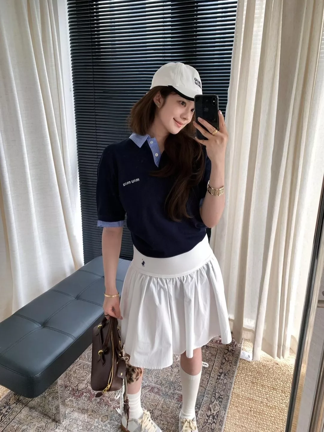 랄프로렌 폴로 로고 자수 코튼 프릴 스커트 상세 이미지 23