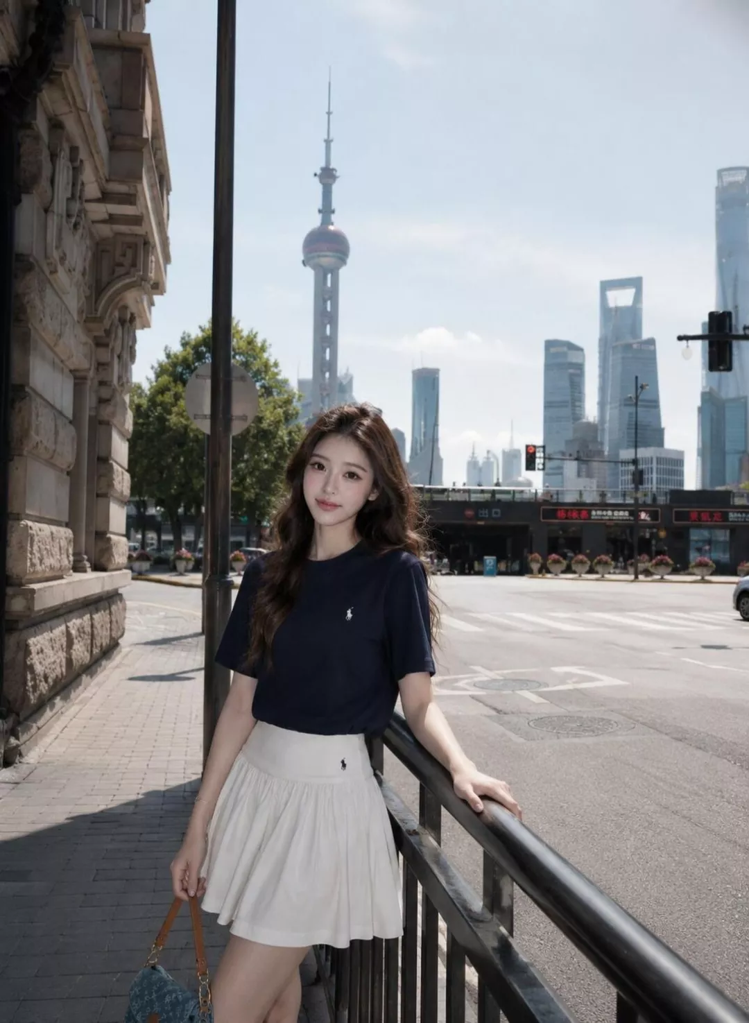랄프로렌 폴로 로고 자수 코튼 프릴 스커트 상세 이미지 21