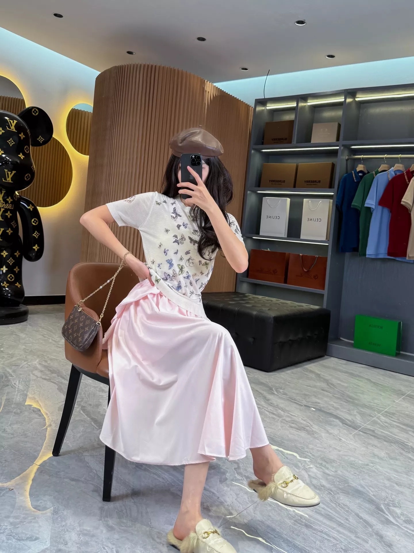 로에베 비대칭 러플 코튼 스커트 상세 이미지 40