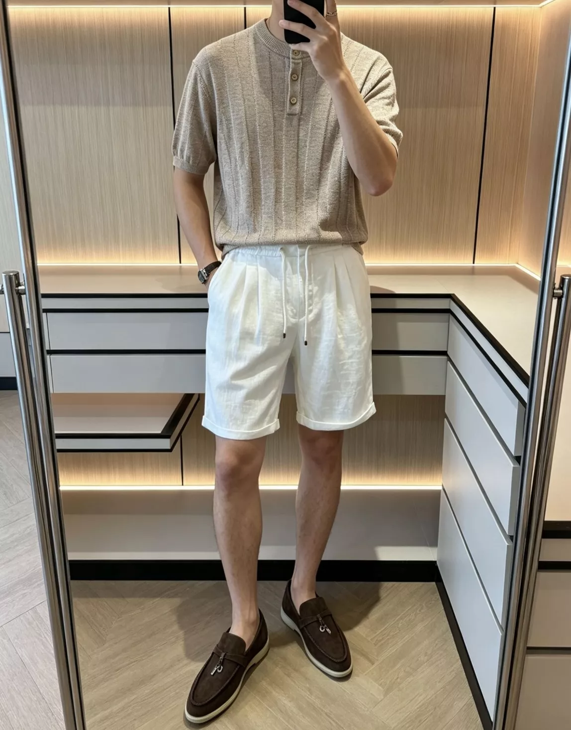 브루넬로쿠치넬리 프렌치 린넨 버뮤다 쇼츠 상세 이미지 106
