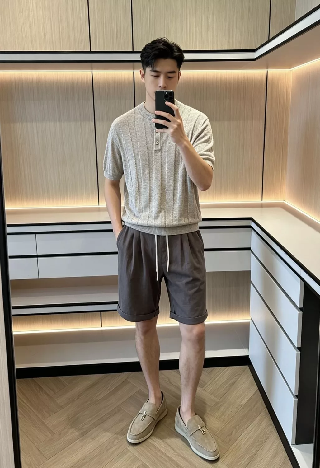 브루넬로쿠치넬리 프렌치 린넨 버뮤다 쇼츠 상세 이미지 101