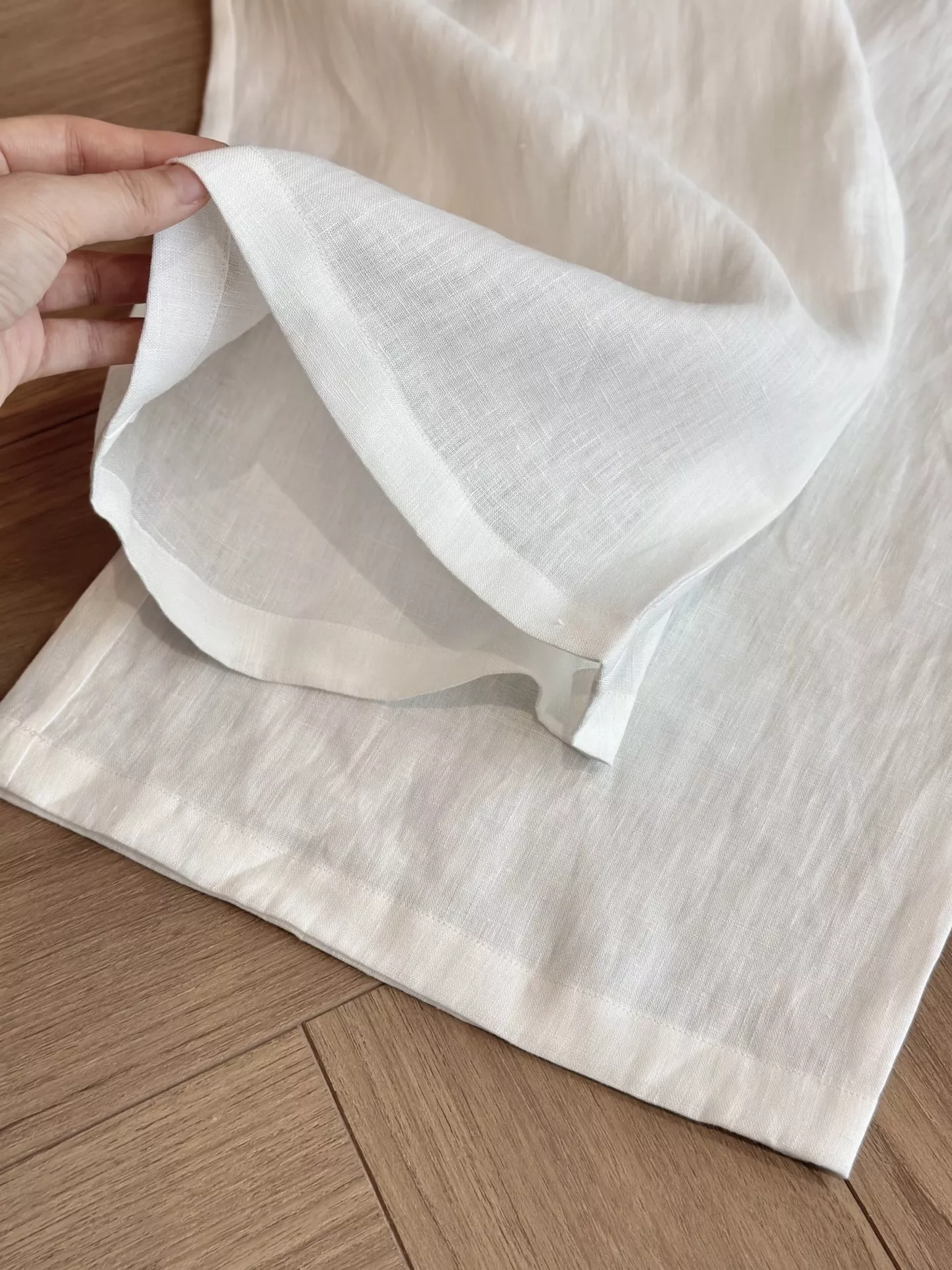 로로피아나 발레리오 퓨어 린넨 와이드 팬츠 상세 이미지 58