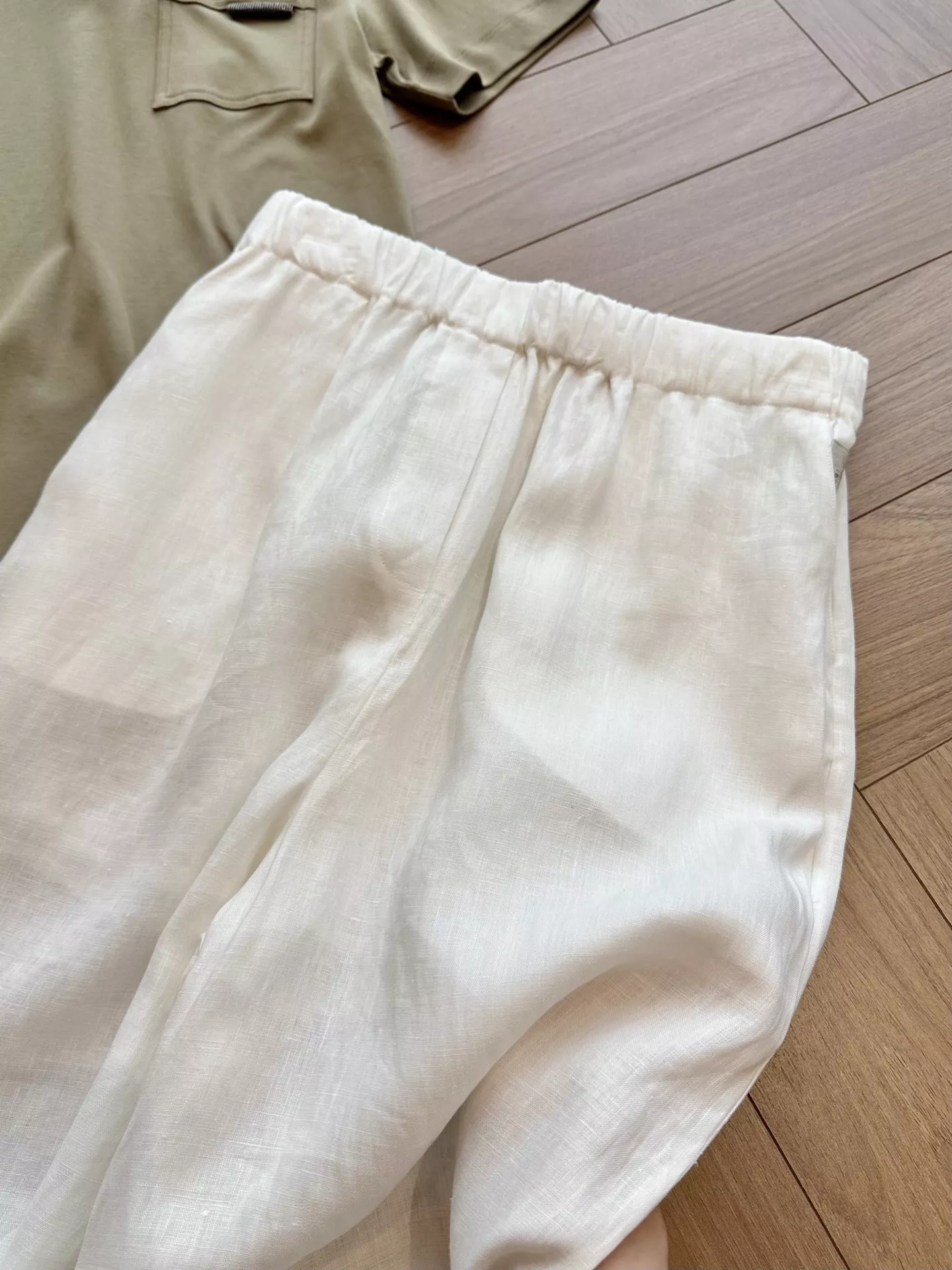 로로피아나 발레리오 퓨어 린넨 와이드 팬츠 상세 이미지 31
