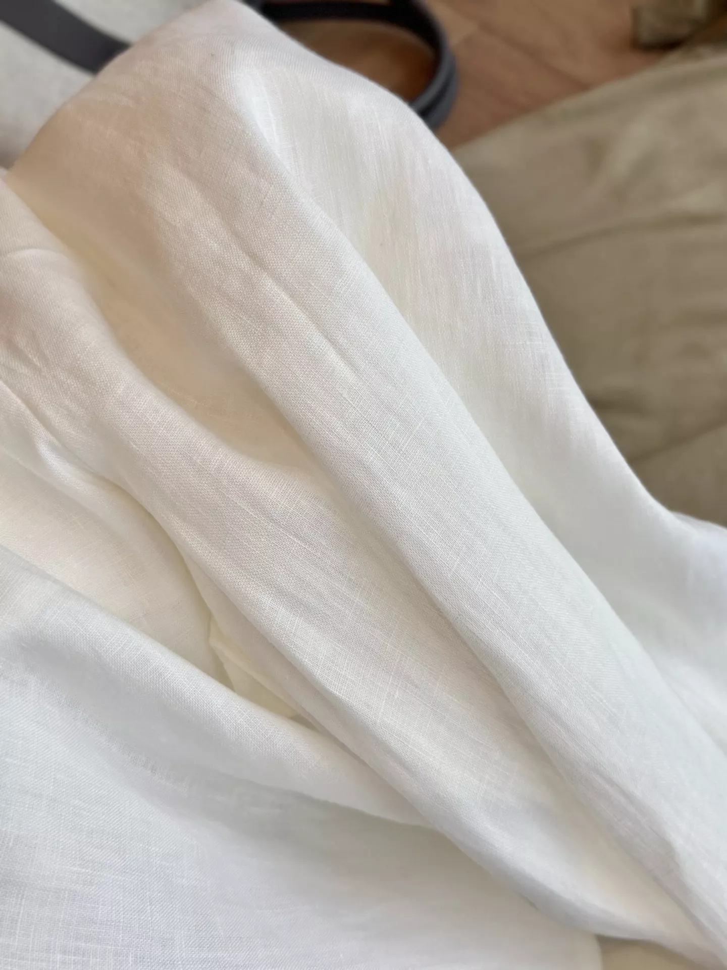 로로피아나 발레리오 퓨어 린넨 와이드 팬츠 상세 이미지 57