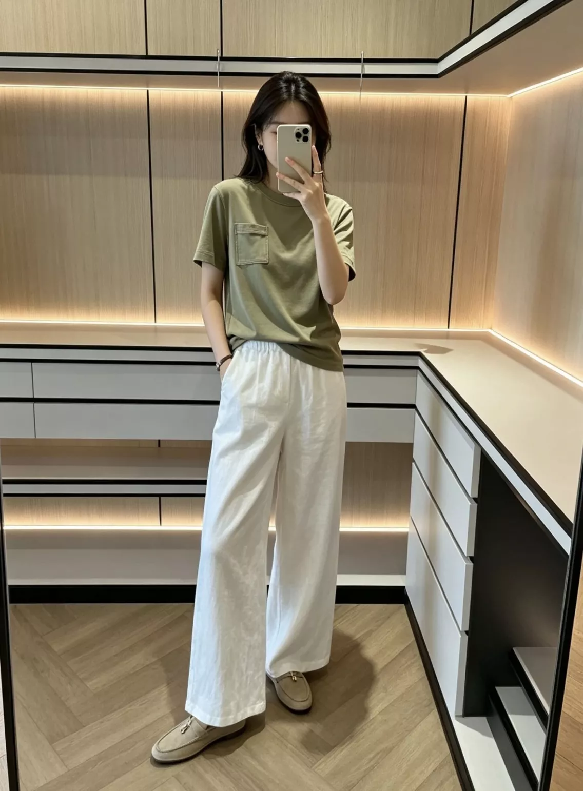 로로피아나 발레리오 퓨어 린넨 와이드 팬츠 상세 이미지 102