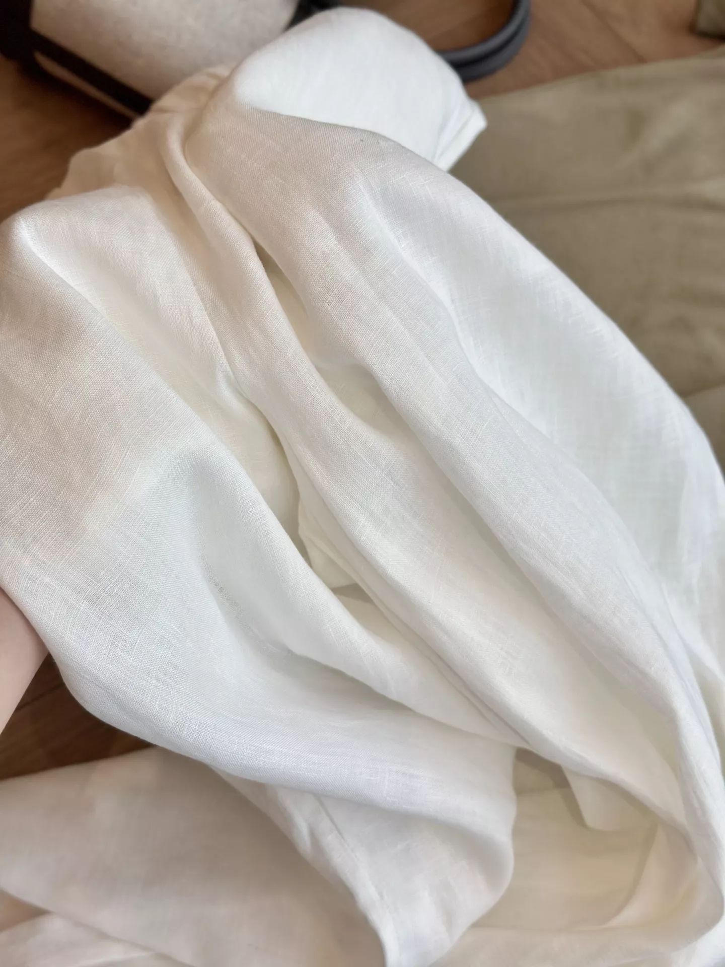 로로피아나 발레리오 퓨어 린넨 와이드 팬츠 상세 이미지 56