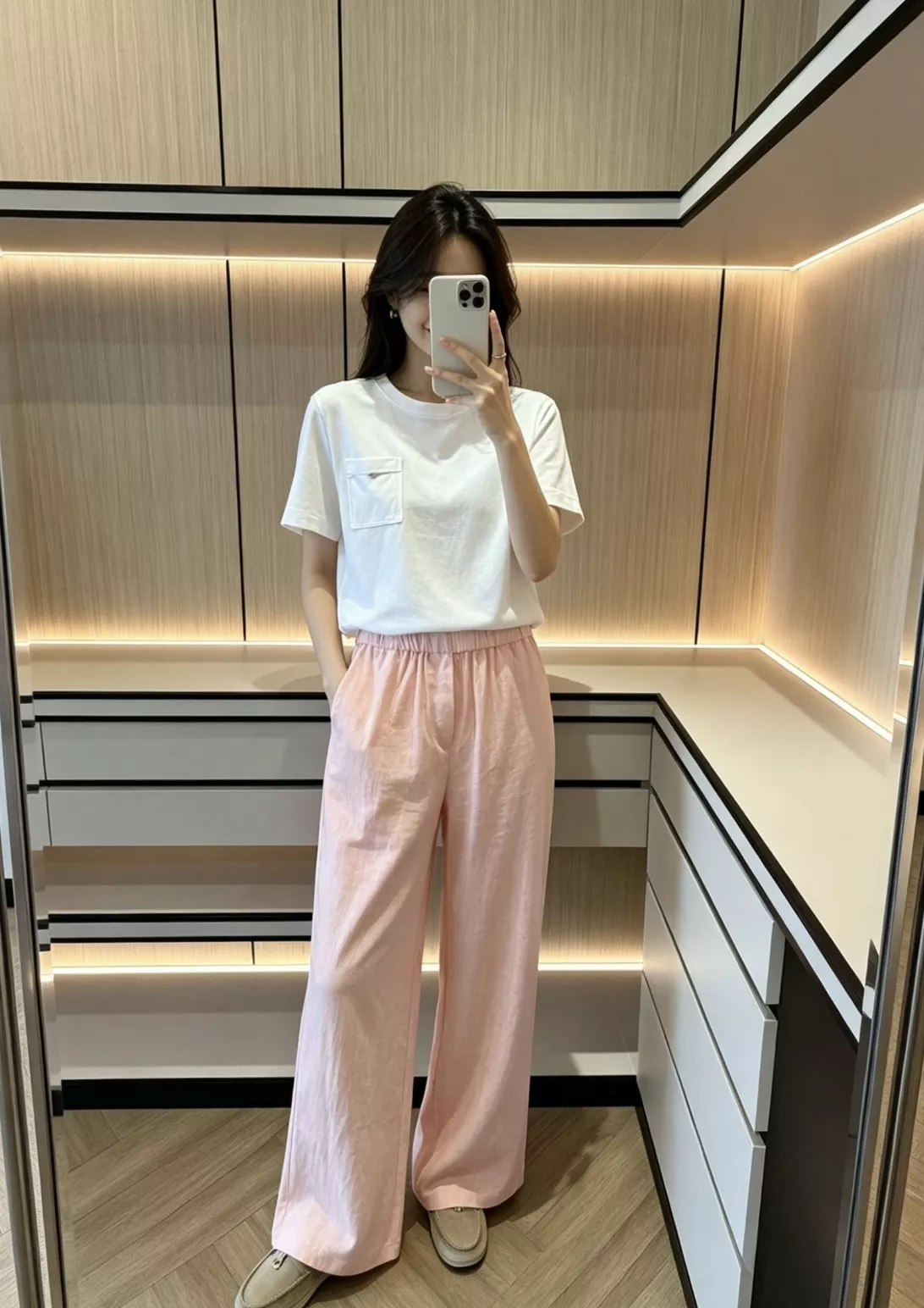 로로피아나 발레리오 퓨어 린넨 와이드 팬츠 상세 이미지 100