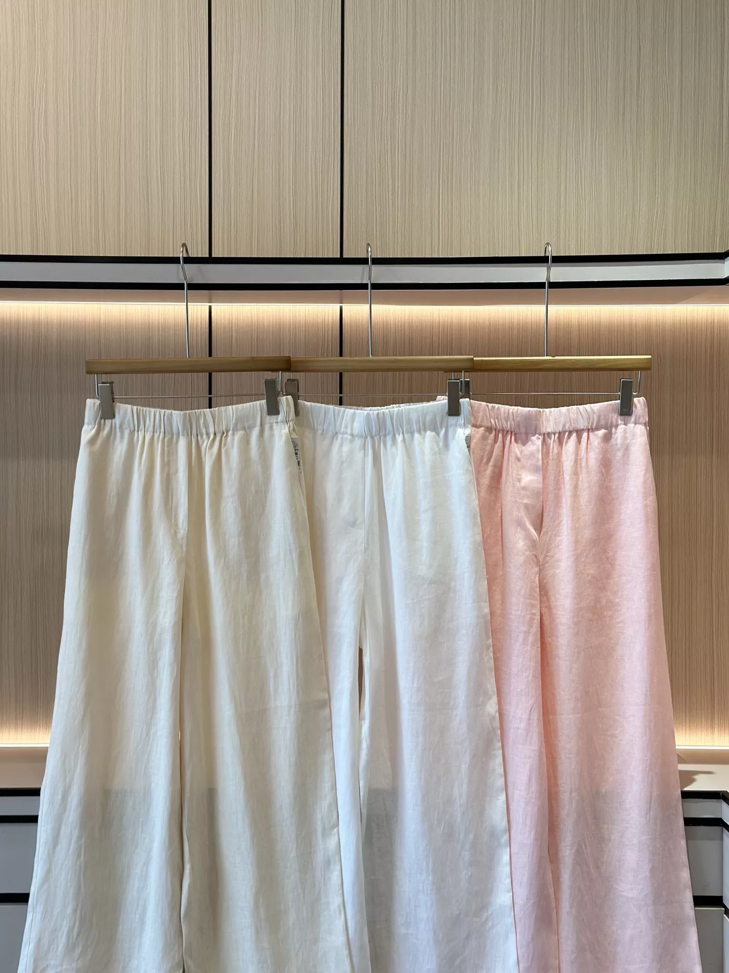 로로피아나 발레리오 퓨어 린넨 와이드 팬츠 상세 이미지 3