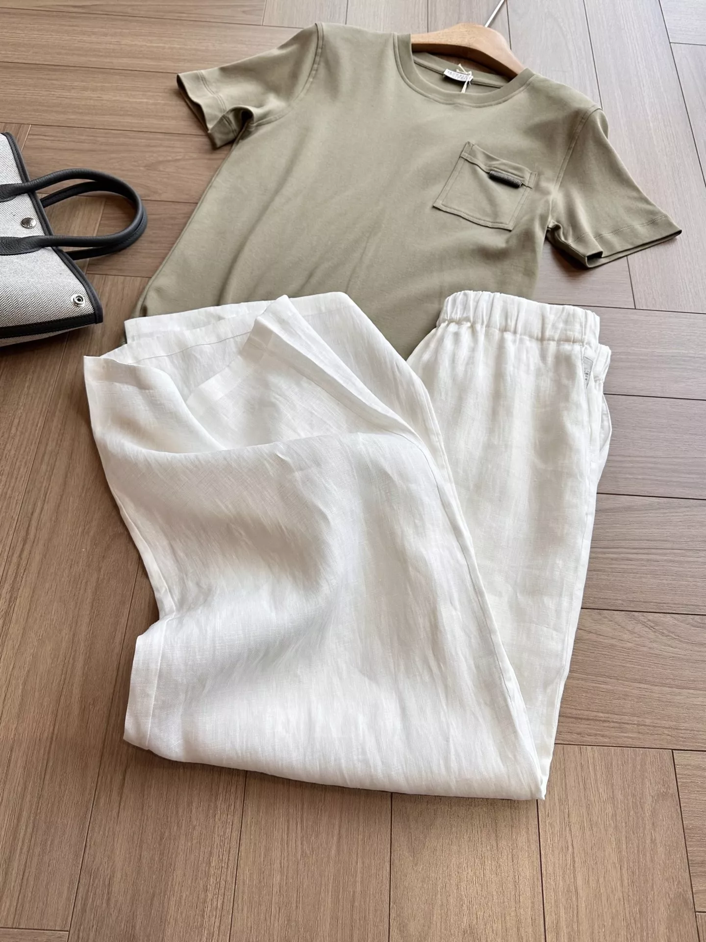 로로피아나 발레리오 퓨어 린넨 와이드 팬츠 상세 이미지 42
