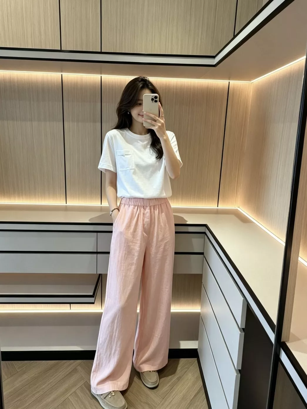 로로피아나 발레리오 퓨어 린넨 와이드 팬츠 상세 이미지 13