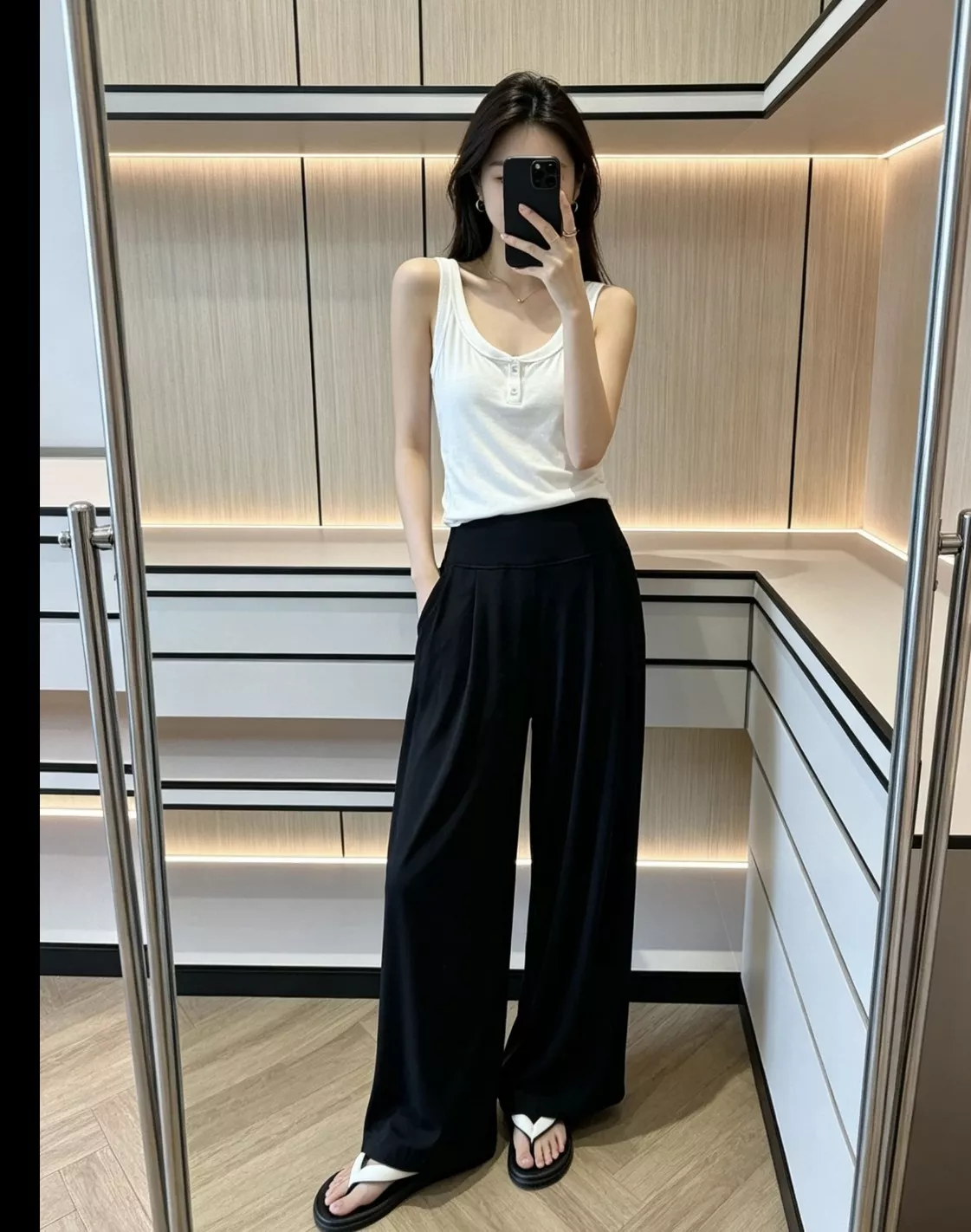 룰루레몬 얼라인 와이드 핏 운동 팬츠 상세 이미지 91