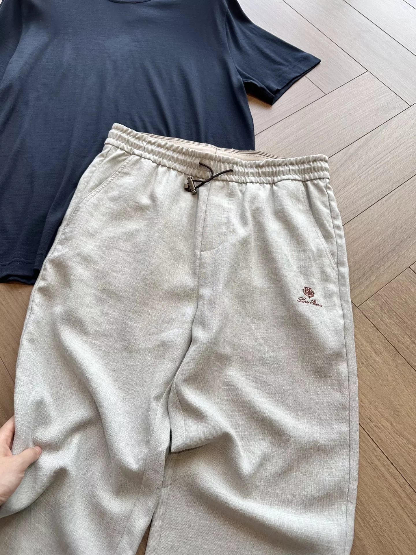 로로피아나 린넨 텐셀 혼방 밴딩 팬츠 상세 이미지 50