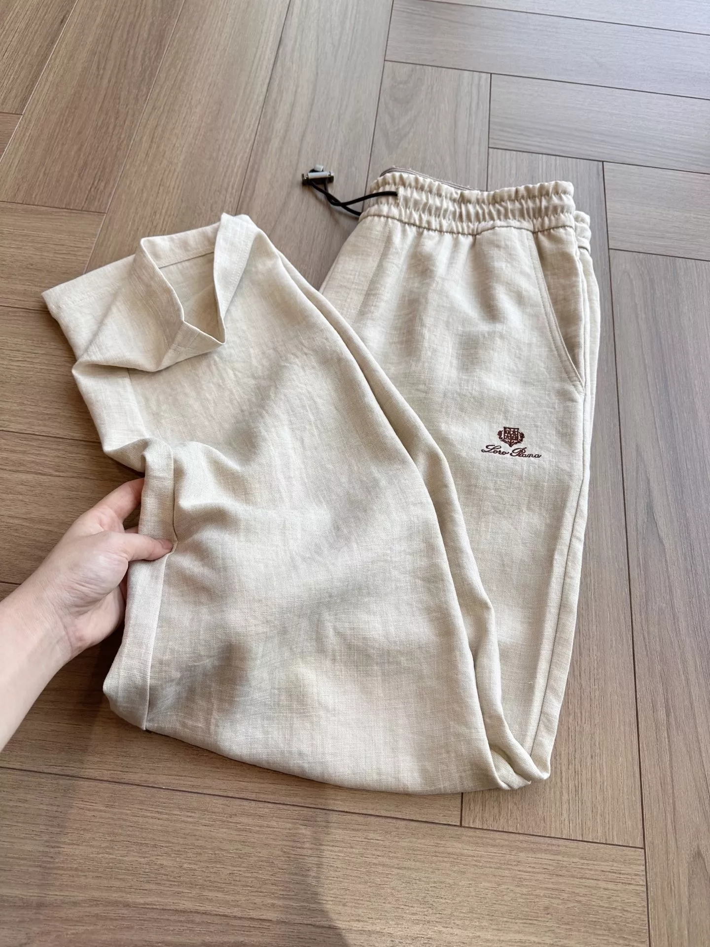 로로피아나 린넨 텐셀 혼방 밴딩 팬츠 상세 이미지 31