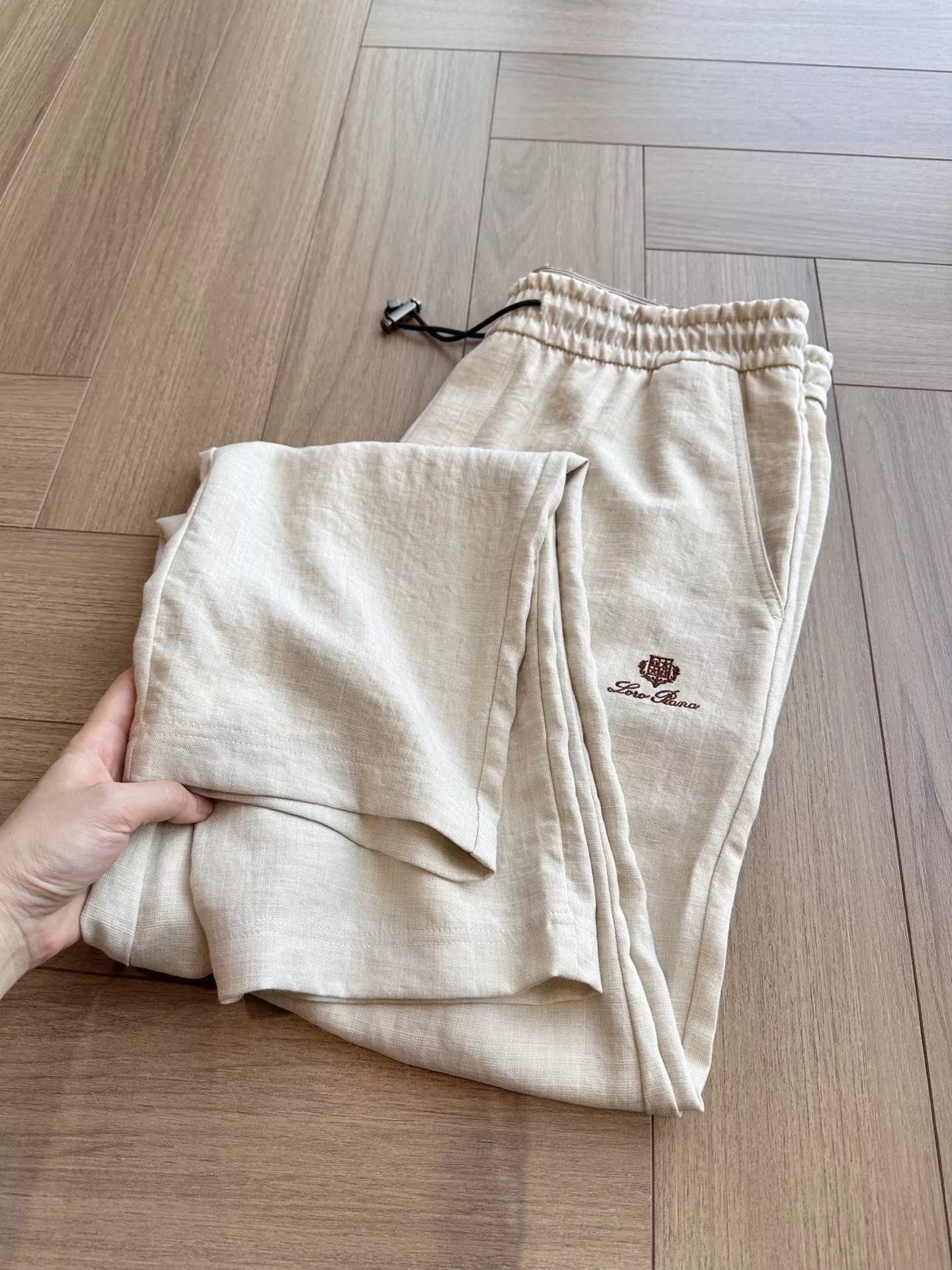 로로피아나 린넨 텐셀 혼방 밴딩 팬츠 상세 이미지 32