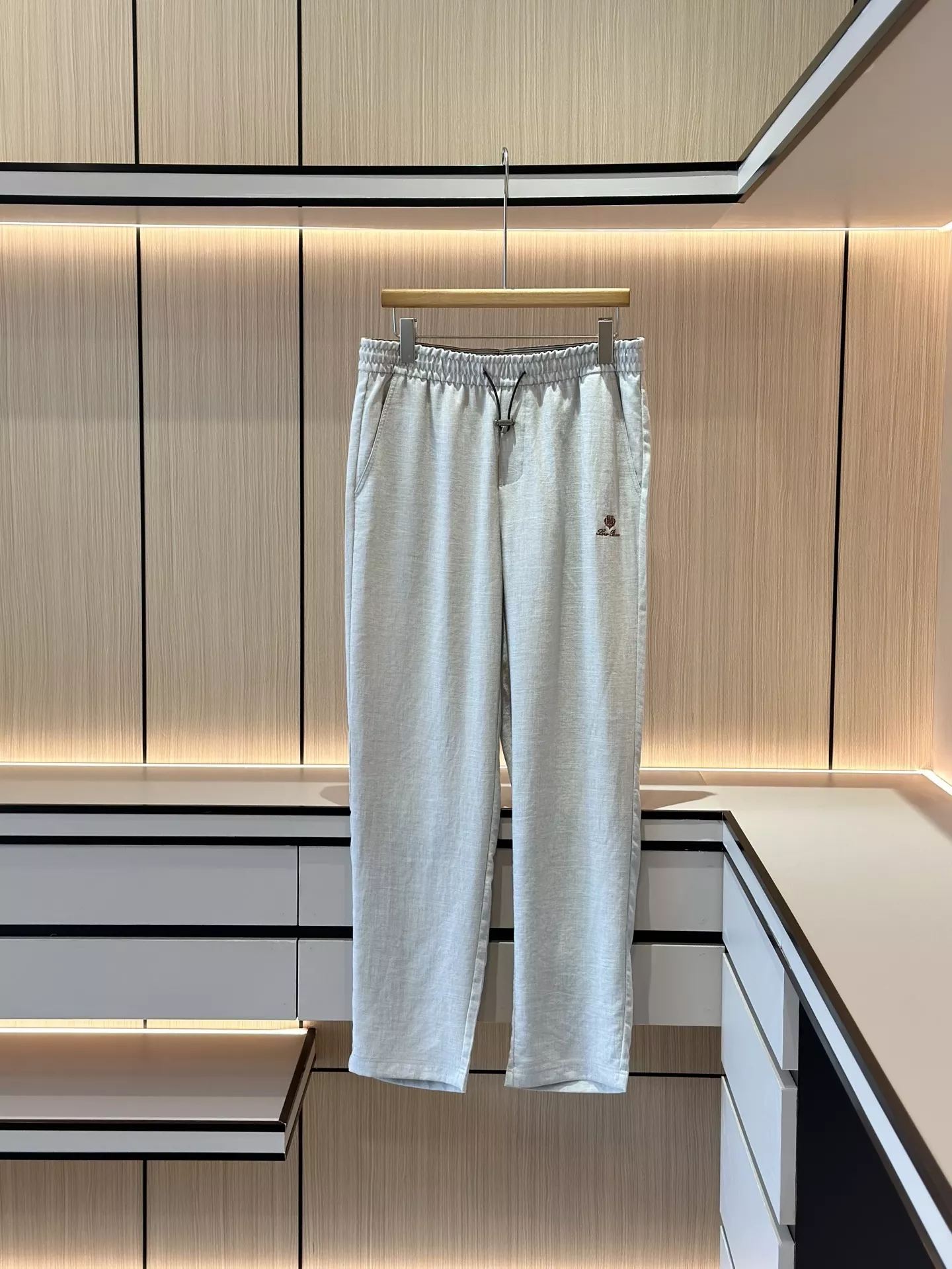 로로피아나 린넨 텐셀 혼방 밴딩 팬츠 상세 이미지 9