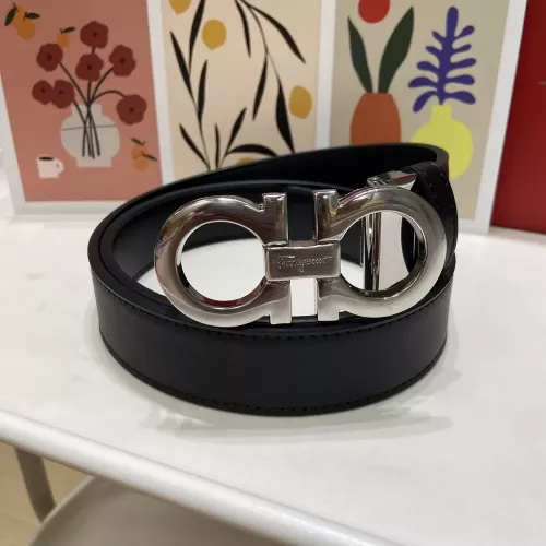 페라가모 간치니 버클 레더 벨트