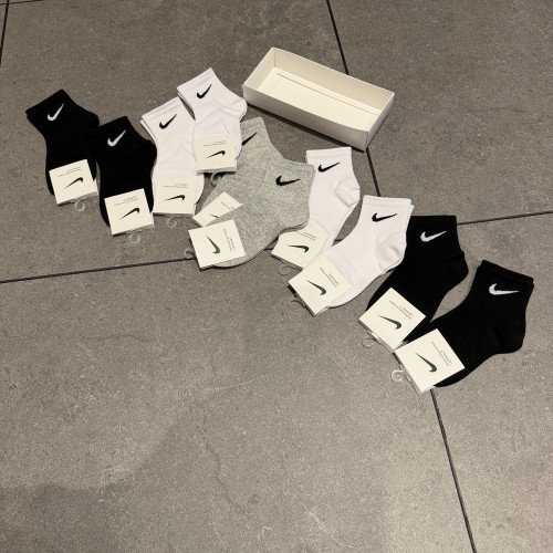 나이키 자수 로고 코튼 숏삭스 세트